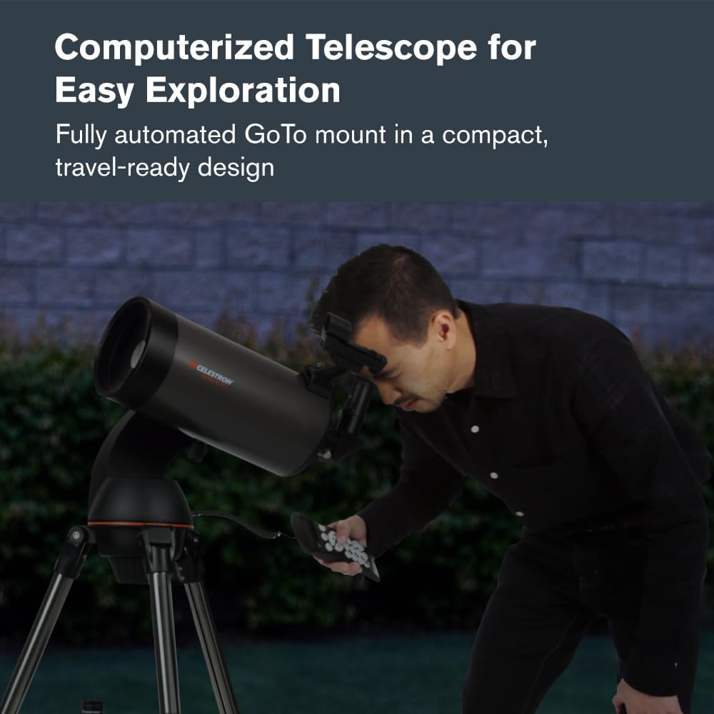 Detalle de Celestron NexStar 127SLT-Mak: Tragbares, computerisiertes Maksutov-Cassegrain-Teleskop