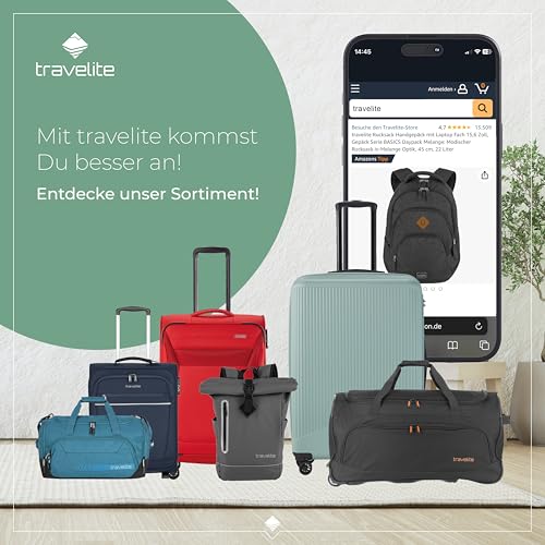Thumbnail 7 de Travelite Rolltop Handgepäck Rucksack BASICS, 60 cm, 35 Liter – vielseitig, flexibel und robust