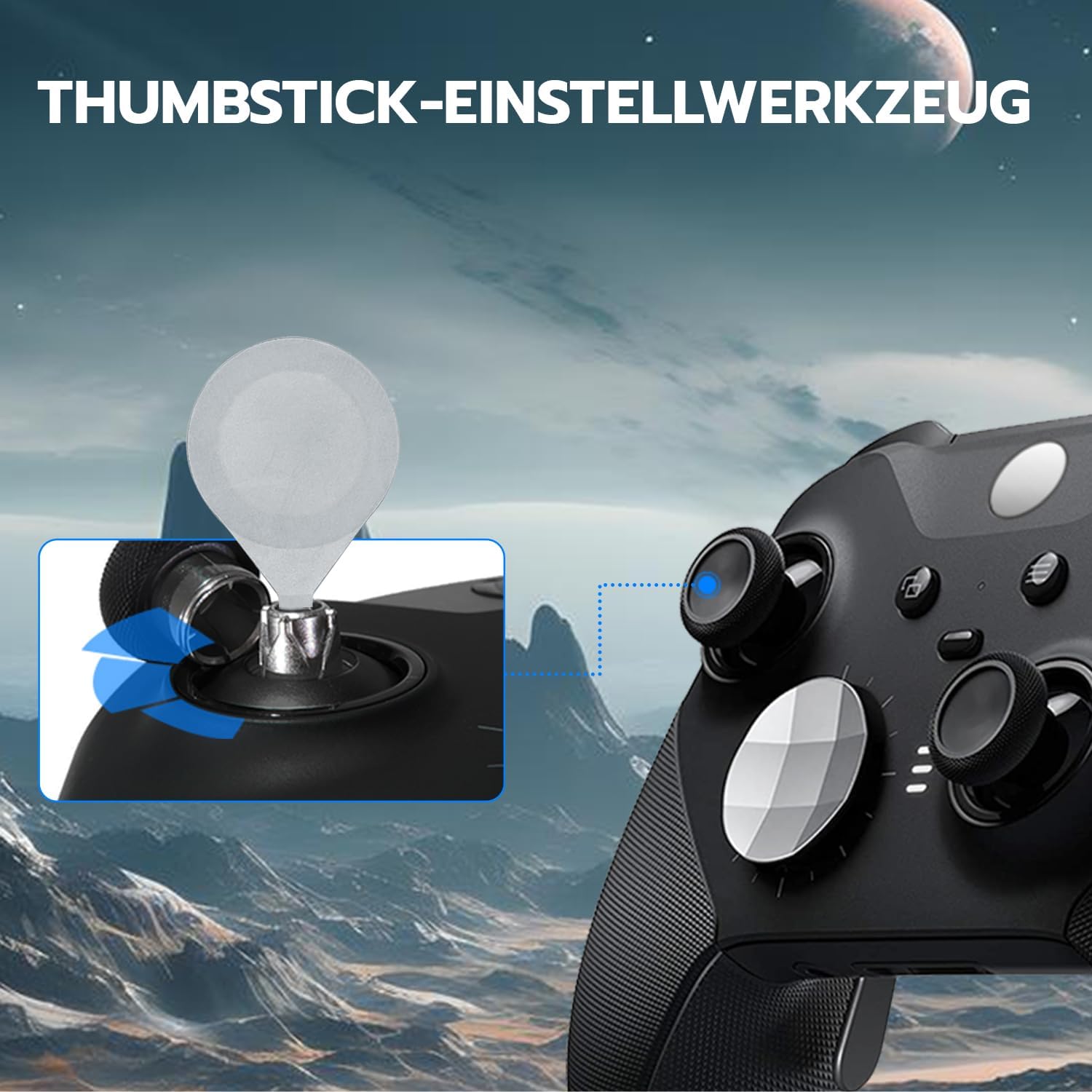 Thumbnail 5 de Mcbazel 13-in-1 Metall Thumbsticks Magnete & Trigger-Paddles für Xbox Elite Series 2 (1797)