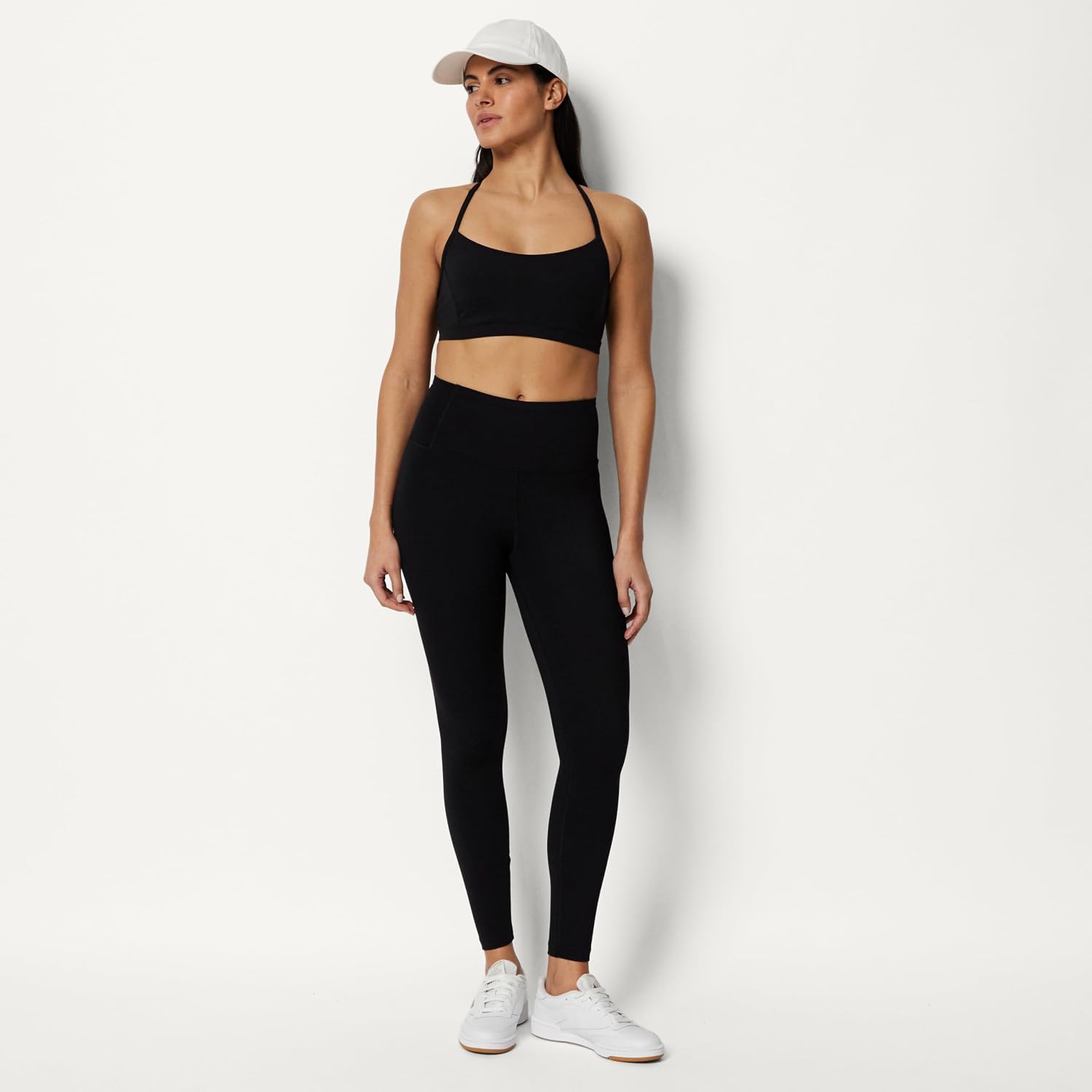 Detalle de Amazon Essentials Women's Power Sculpt High-Rise 7/8 Legging with 25” Inseam