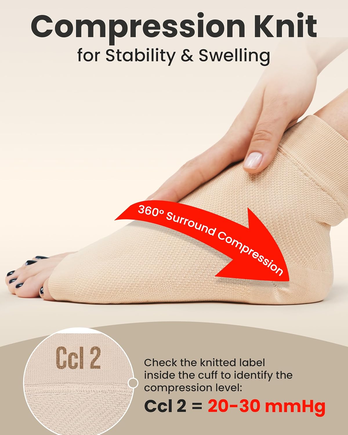 Detalle 2 de KEMFORD Ankle Support Compression Socks