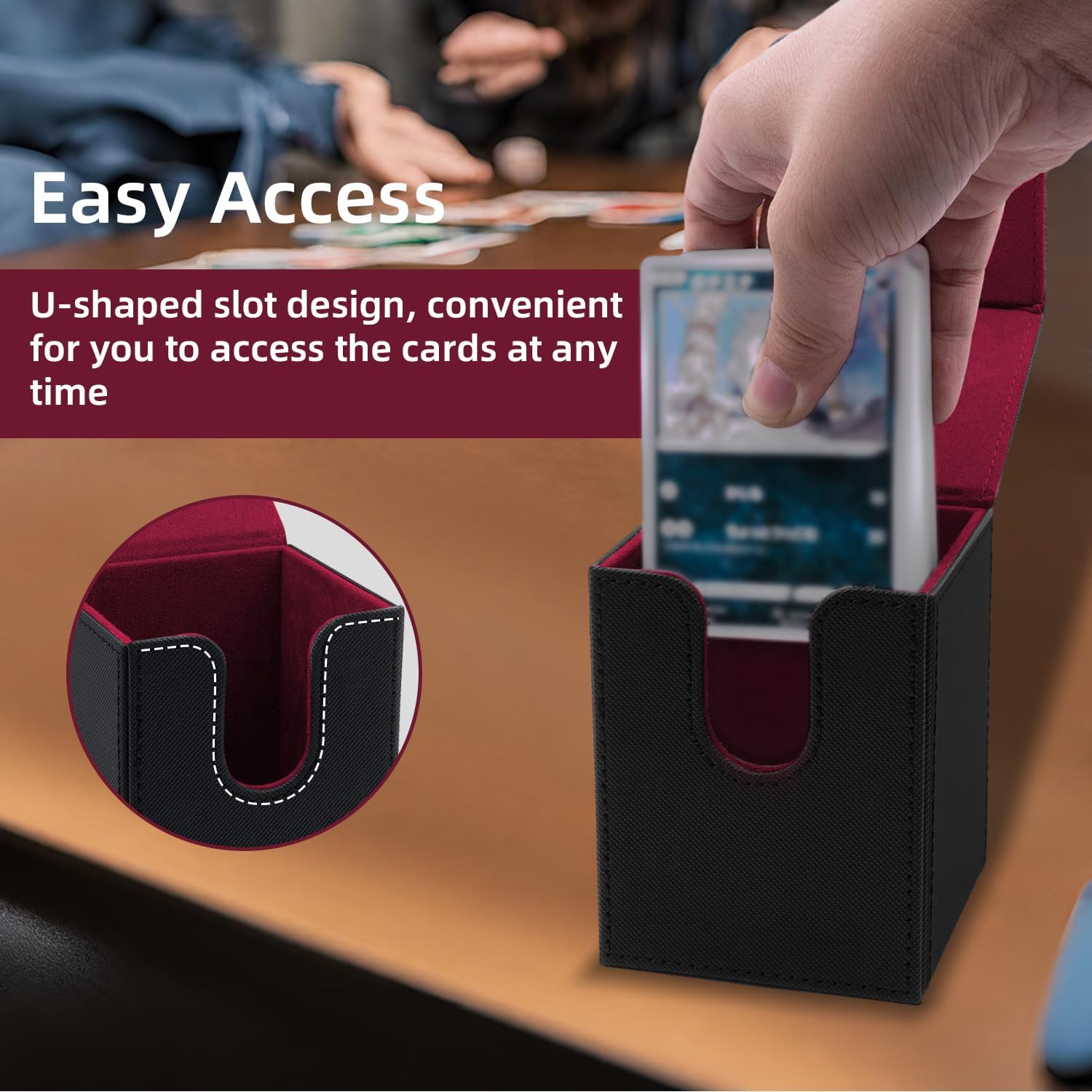 Thumbnail 5 de Tolesum Box Porta Mazzo MTG: Protezione elegante per 100+ carte, chiusura magnetica e accesso rapido