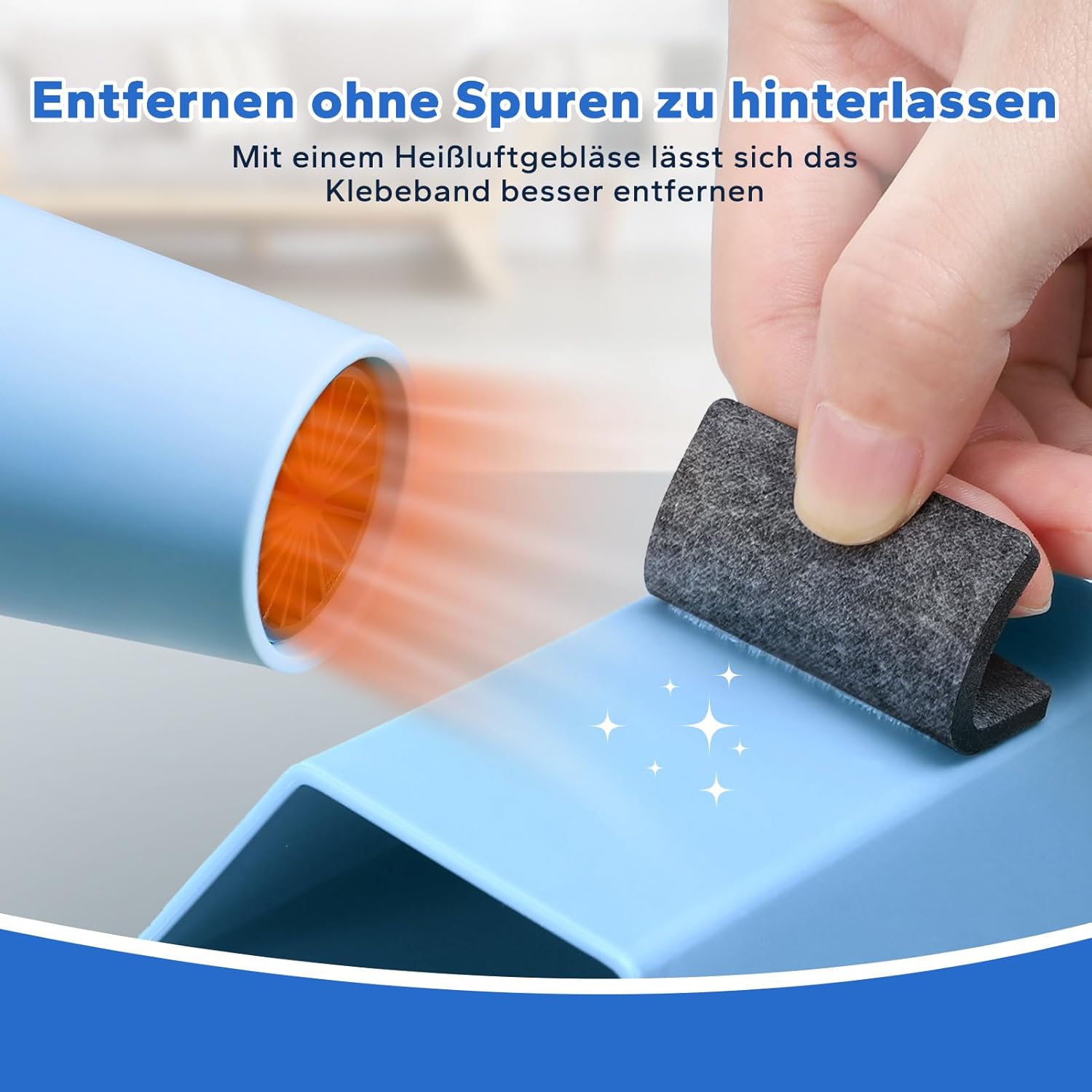 Thumbnail 5 de HOMMAND Klebepads doppelseitig extra stark aus EVA-Schaumstoff – 40 Stück (rund & quadratisch), wasserfest