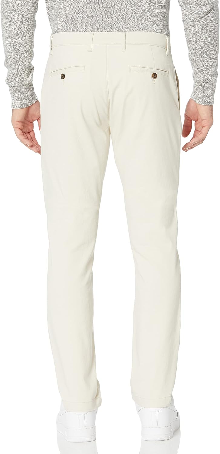 Thumbnail 1 de Amazon Essentials Men’s Straight-Fit Casual Stretch Chino Trousers (Khaki)