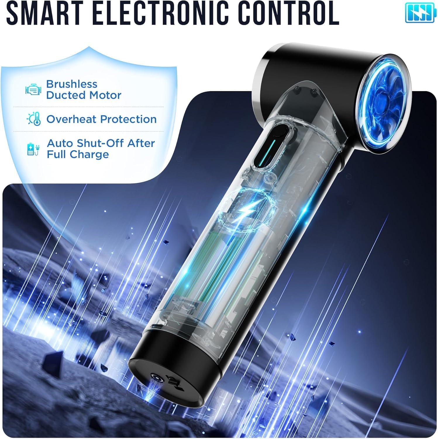 Detalle de Cordless Car Dryer Blower 600W