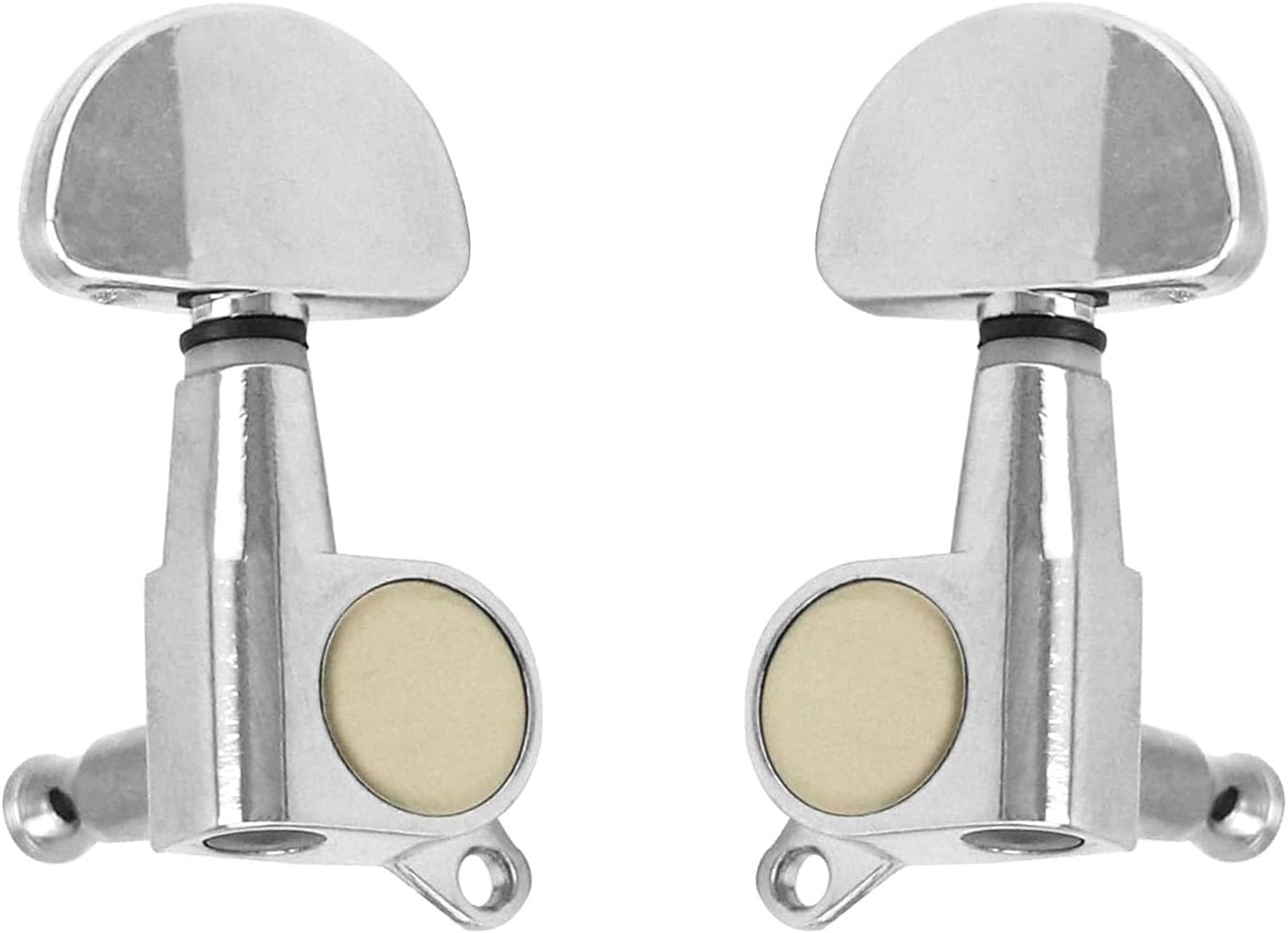 Detalle 2 de Zfyopr 6-Piece Locking Guitar Tuners, 3L3R Enclosed Zinc Alloy Machine Heads