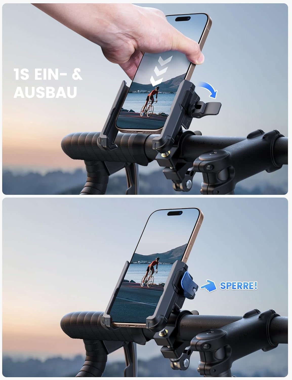 Thumbnail 2 de Lamicall Fahrrad Handyhalterung 360° Drehung