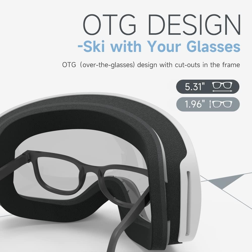 Detalle 2 de RIOROO Ski Goggles 100% UV