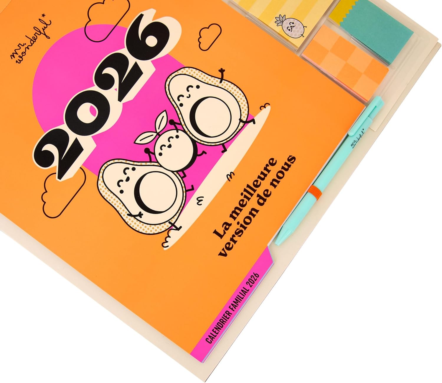 Thumbnail 2 de Mr. Wonderful Calendrier mural magnétique 2026 📅