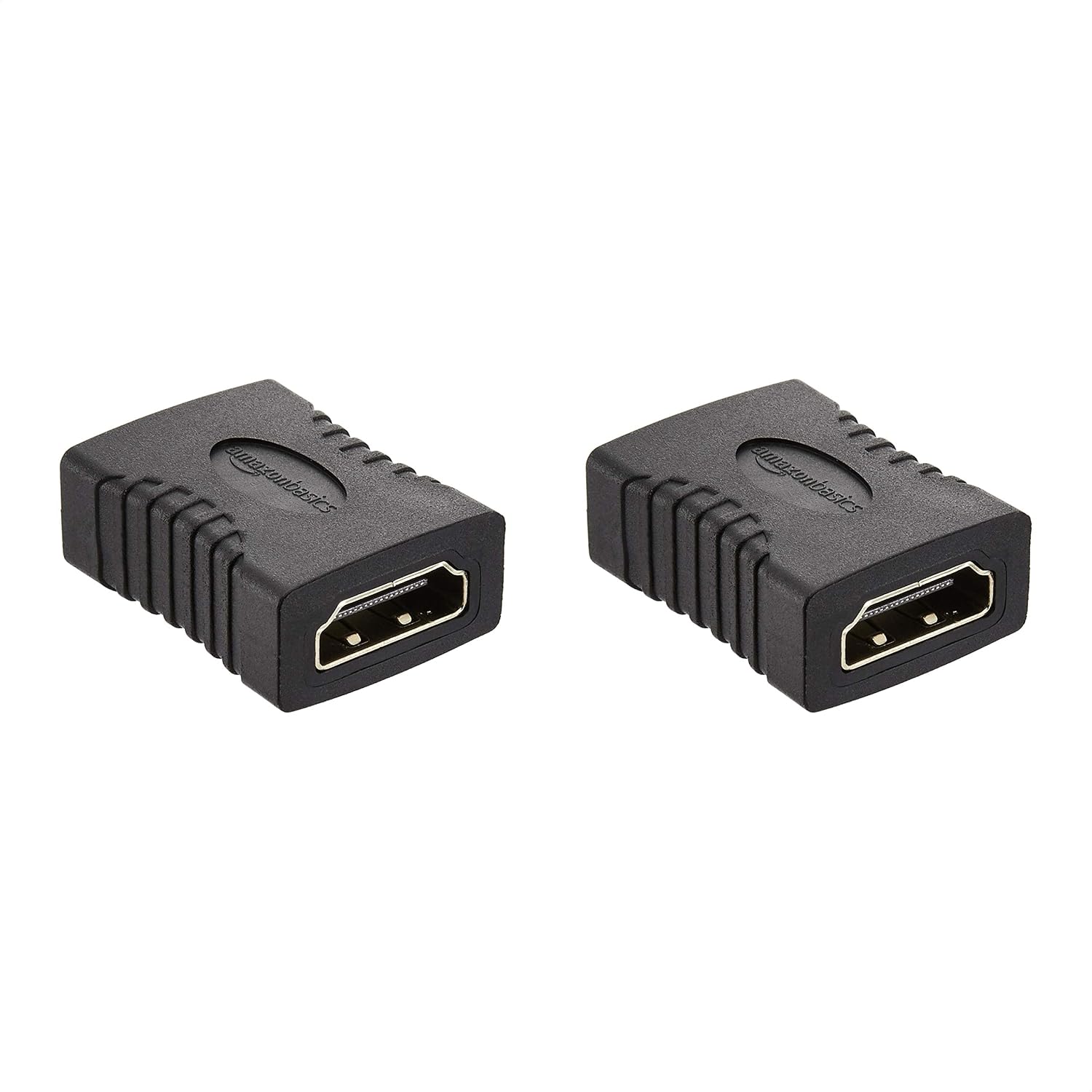 Detalle de Amazonベーシック HDMIメス-メス中継アダプター 2個セット 4K/60Hz対応