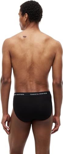 Detalle 2 de Tommy Hilfiger Calzoncillos Hip Briefs Pack de 3 para Hombre – Multicolor, M
