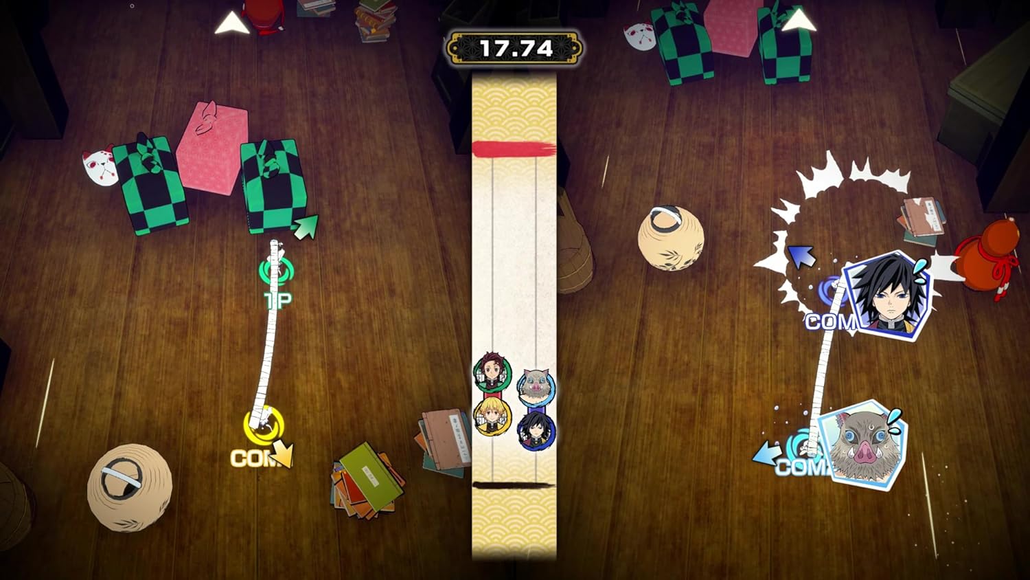 Detalle 2 de Demon Slayer: Sweep the Board! for Xbox Series X – A lighthearted party game for Demon Slayer fans