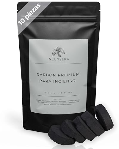 Incensera Carbón Incienso 33 mm 10 discos
