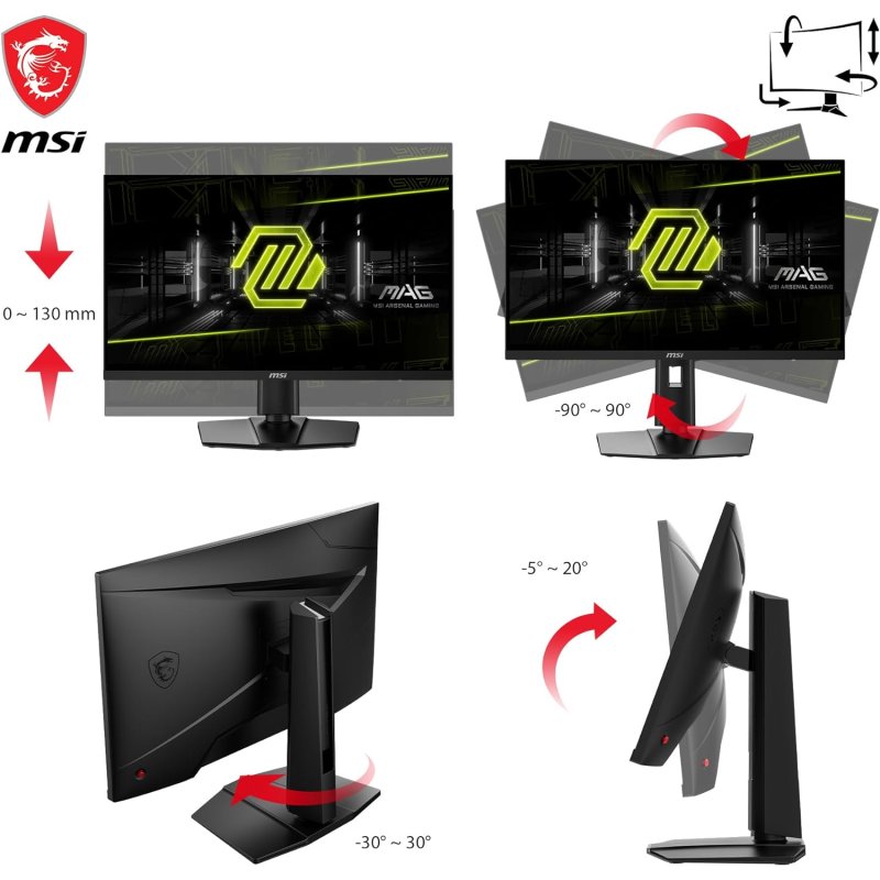 Detalle de MSI MAG 274UPF E2: monitor 27" IPS 4K 160 Hz HDR400 para gaming y productividad