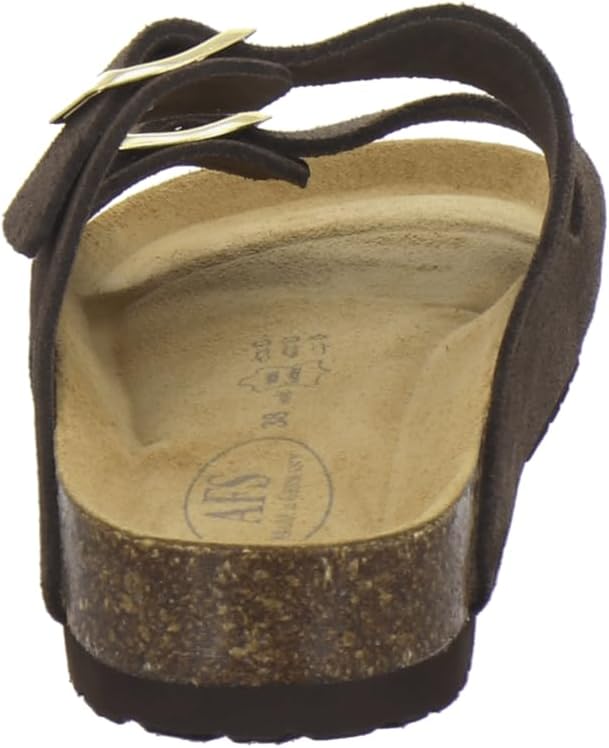 Thumbnail 6 de AFS-Schuhe 2100 Damen-Pantoletten aus echtem Leder mit verstellbarer Schnalle (Made in Germany)