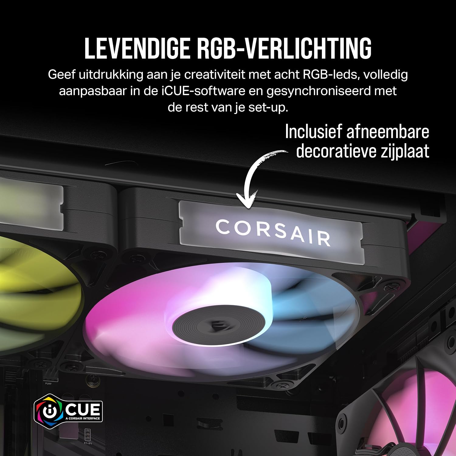 Detalle 2 de CORSAIR iCUE LINK RX140 RGB CO-9051019-WW 140mm PWM-ventilator