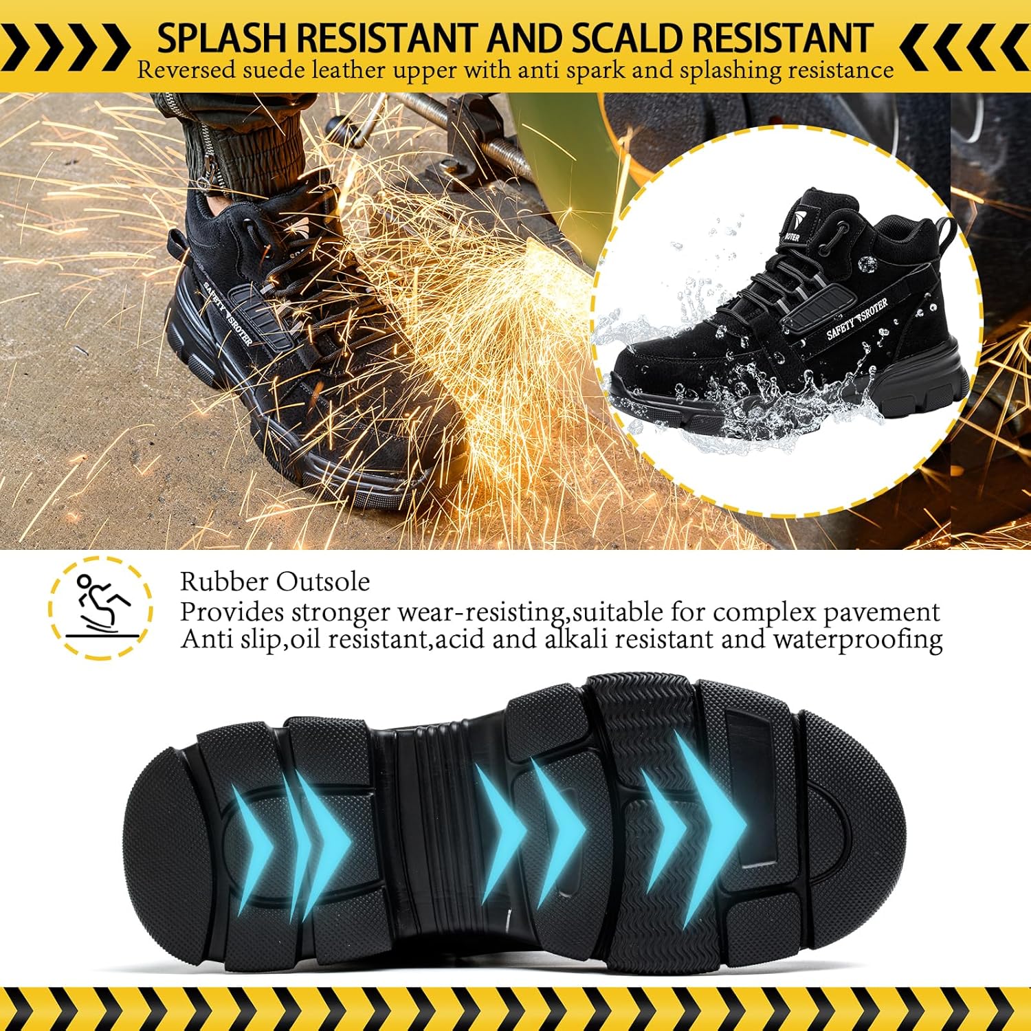 Thumbnail 5 de SROTER Steel Toe Cap Boots 200J protection