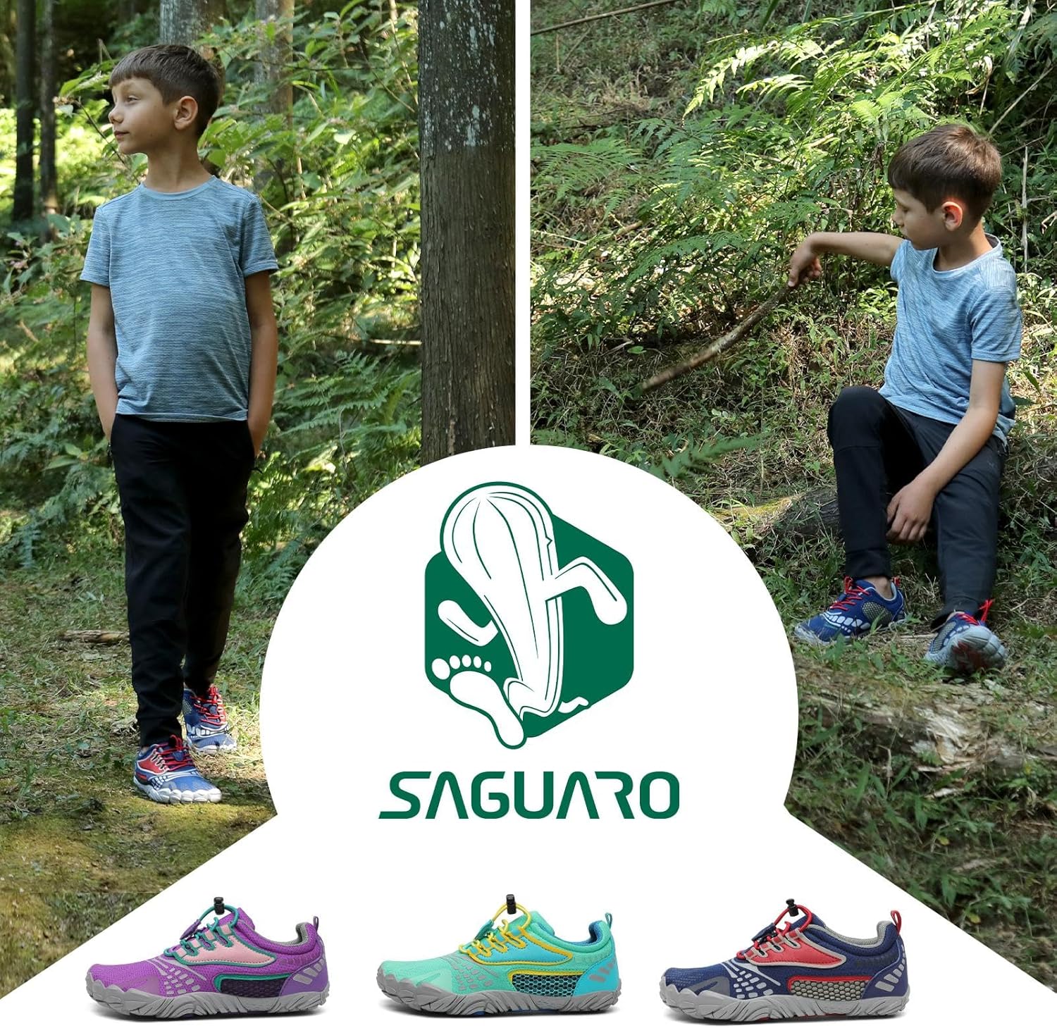 Thumbnail 1 de SAGUARO Kinder Barfußschuhe – Atmungsaktiv, rutschfest und leicht (Gr.24–36)