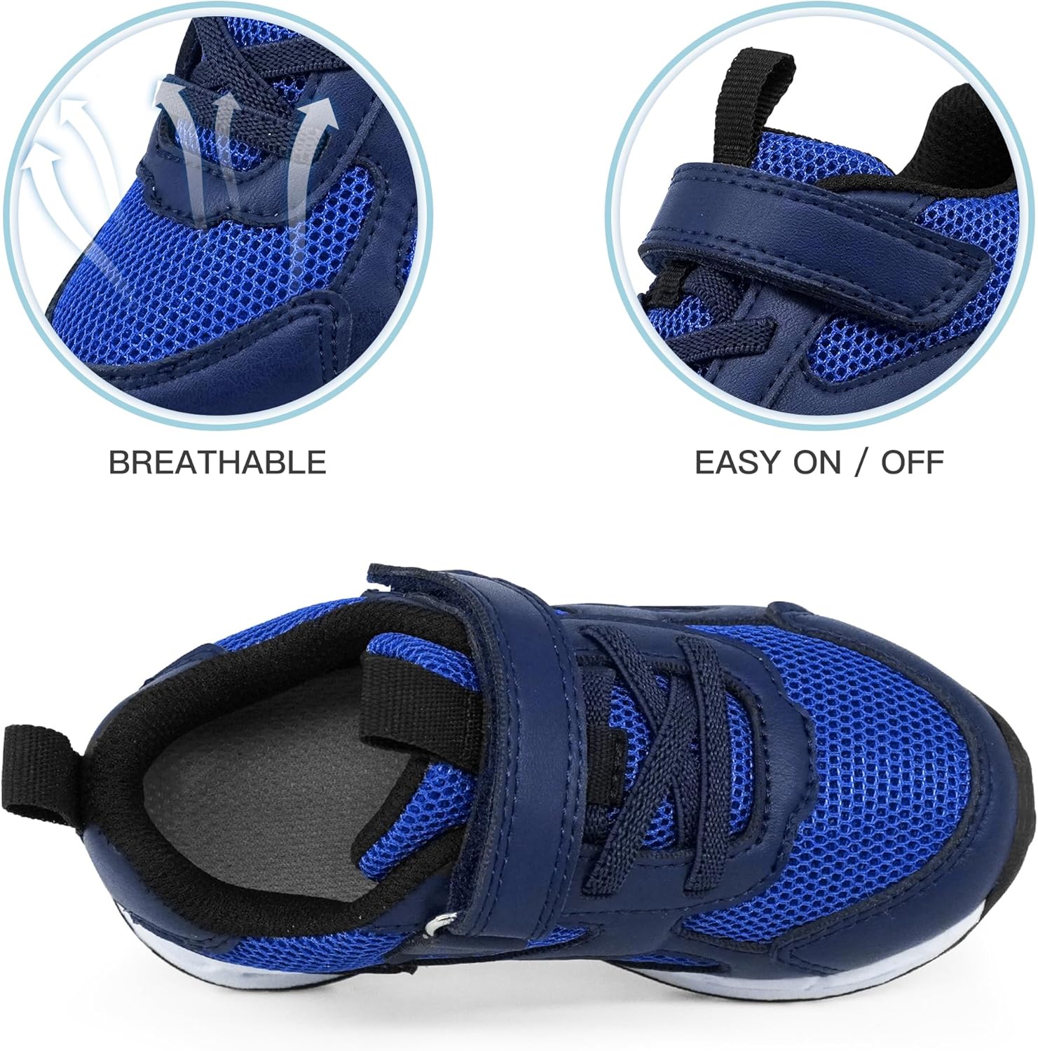 Thumbnail 2 de YESKIS Toddler Light Up Shoes: Breathable Mesh, Easy-On Strap, and Non-Slip Safety