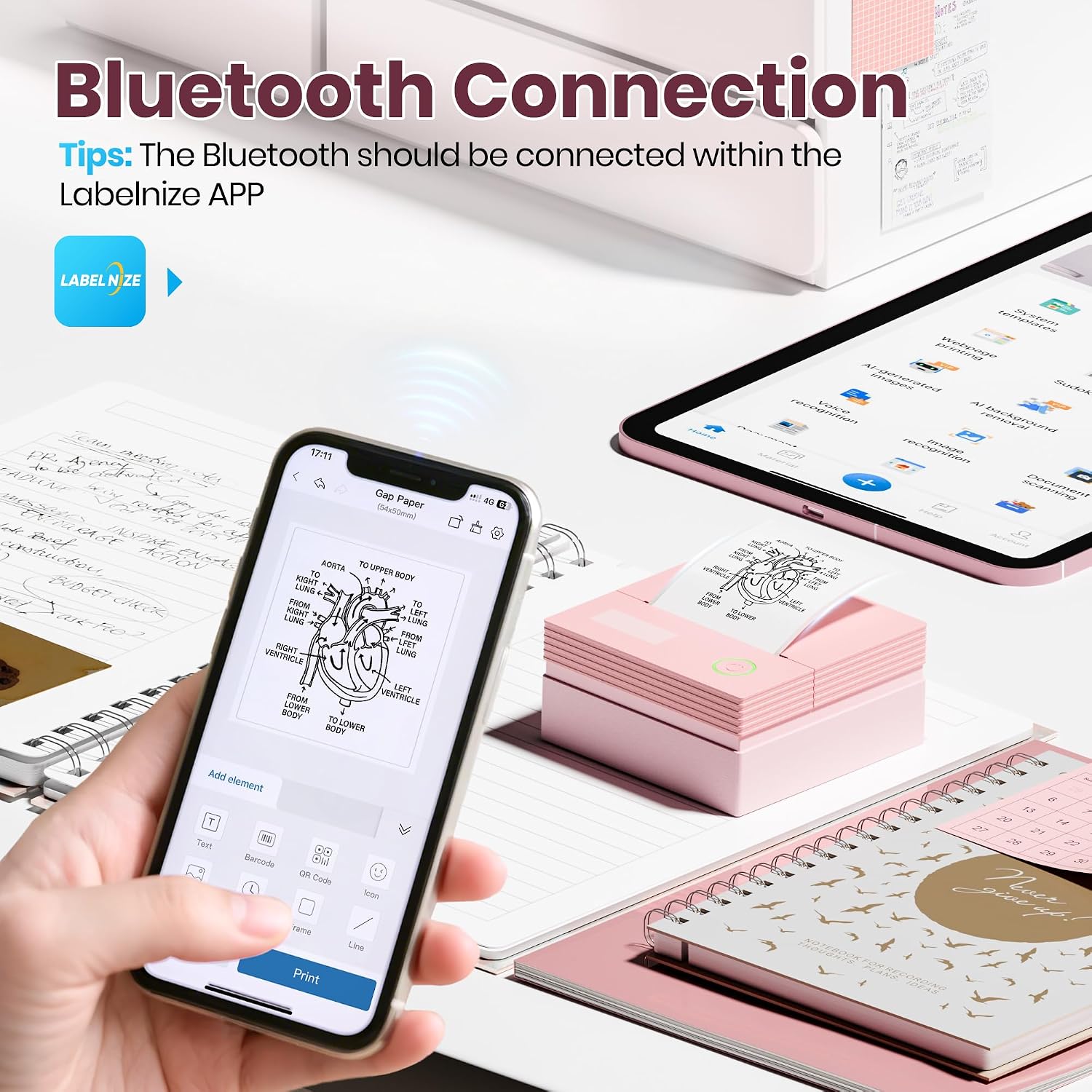 Thumbnail 1 de PM290C portable sticker printer