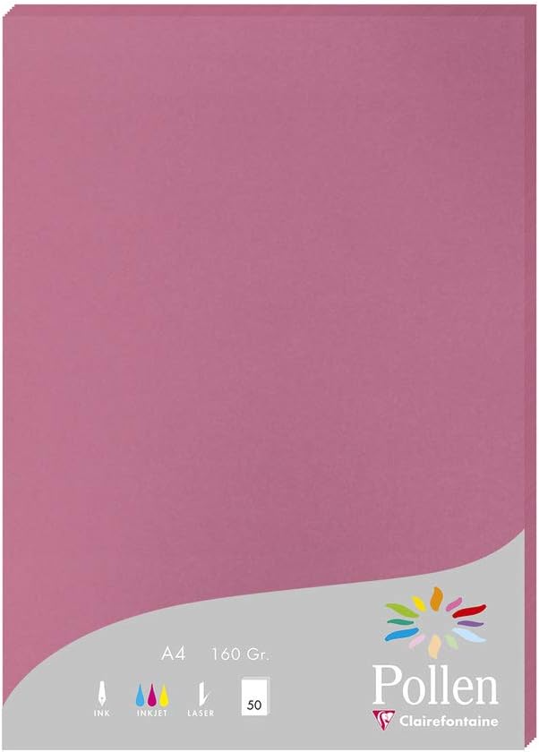 Detalle de Clairefontaine 11332C Pacco da 25 Biglietti Pollen Colore Grigio Koala, formato C6