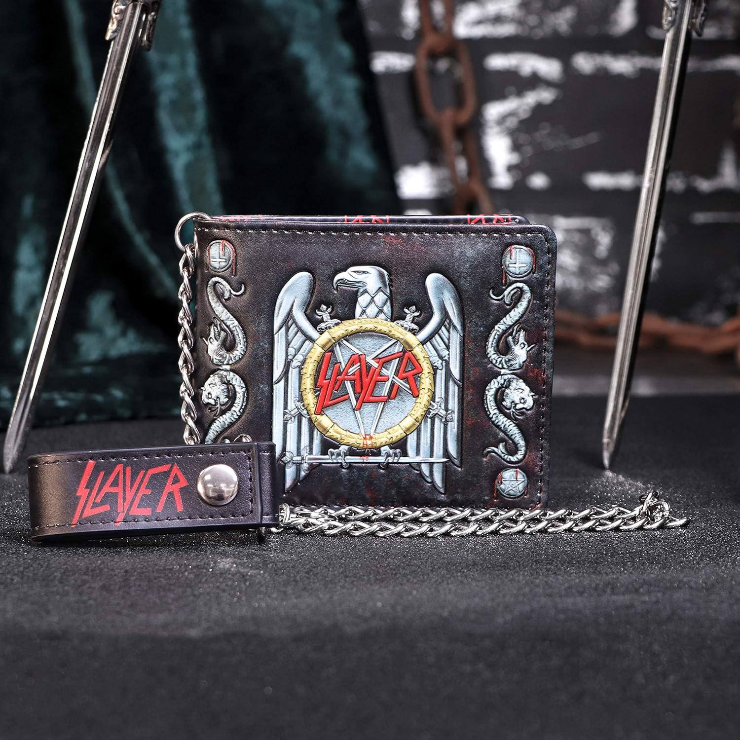 Thumbnail 5 de Nemesis Now Slayer Eagle Embossed Wallet