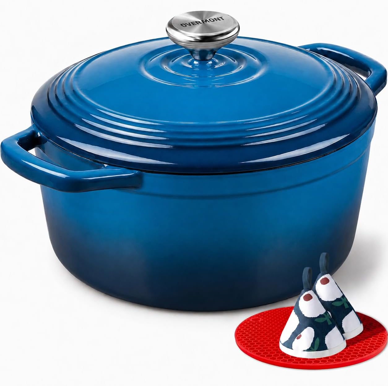 Overmont Dutch Oven, 5.5QT
