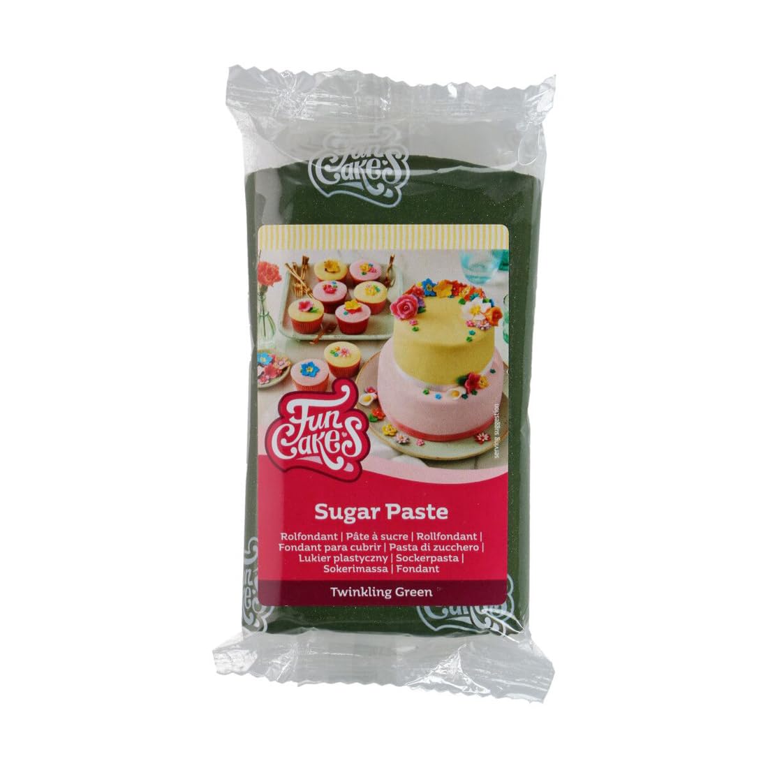FunCakes Rollfondant Twinkling Green 250 g 🎂