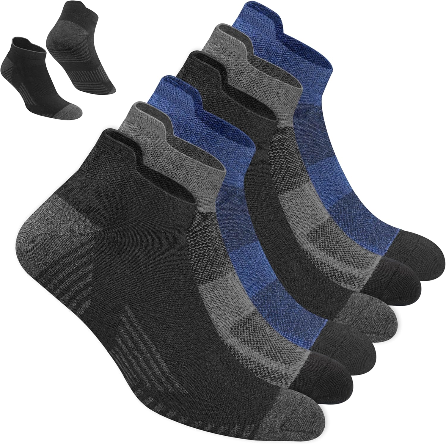 Thumbnail 3 de NAVYSPORT Chaussettes sport coton homme 6 paires