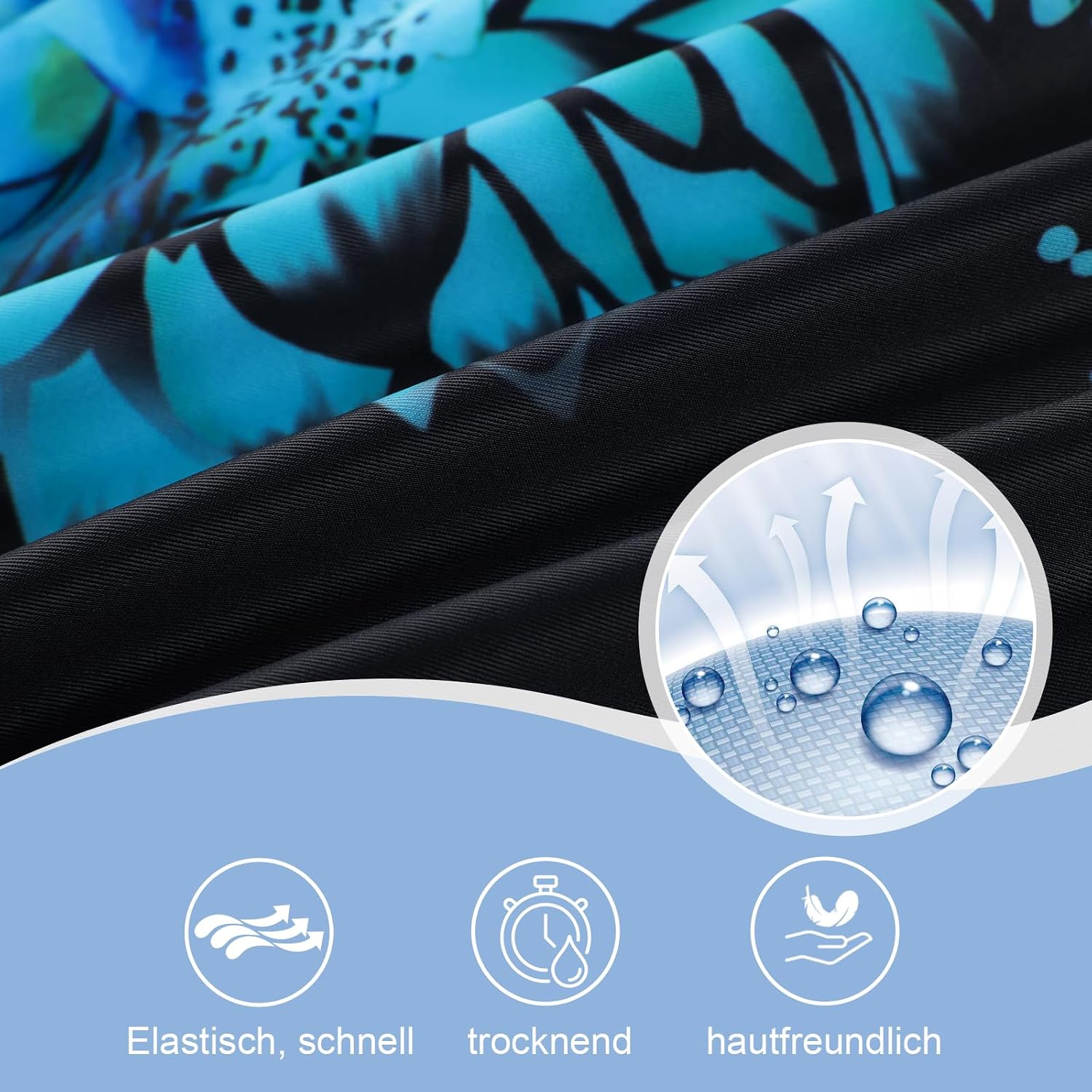 Detalle 2 de Tankini Damen Zweiteiler mit Bauchkontrolle