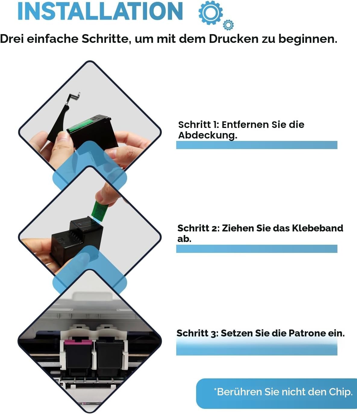 Thumbnail 4 de INKYEAH 62XL Druckerpatronen 750/450 Seiten đź–¨