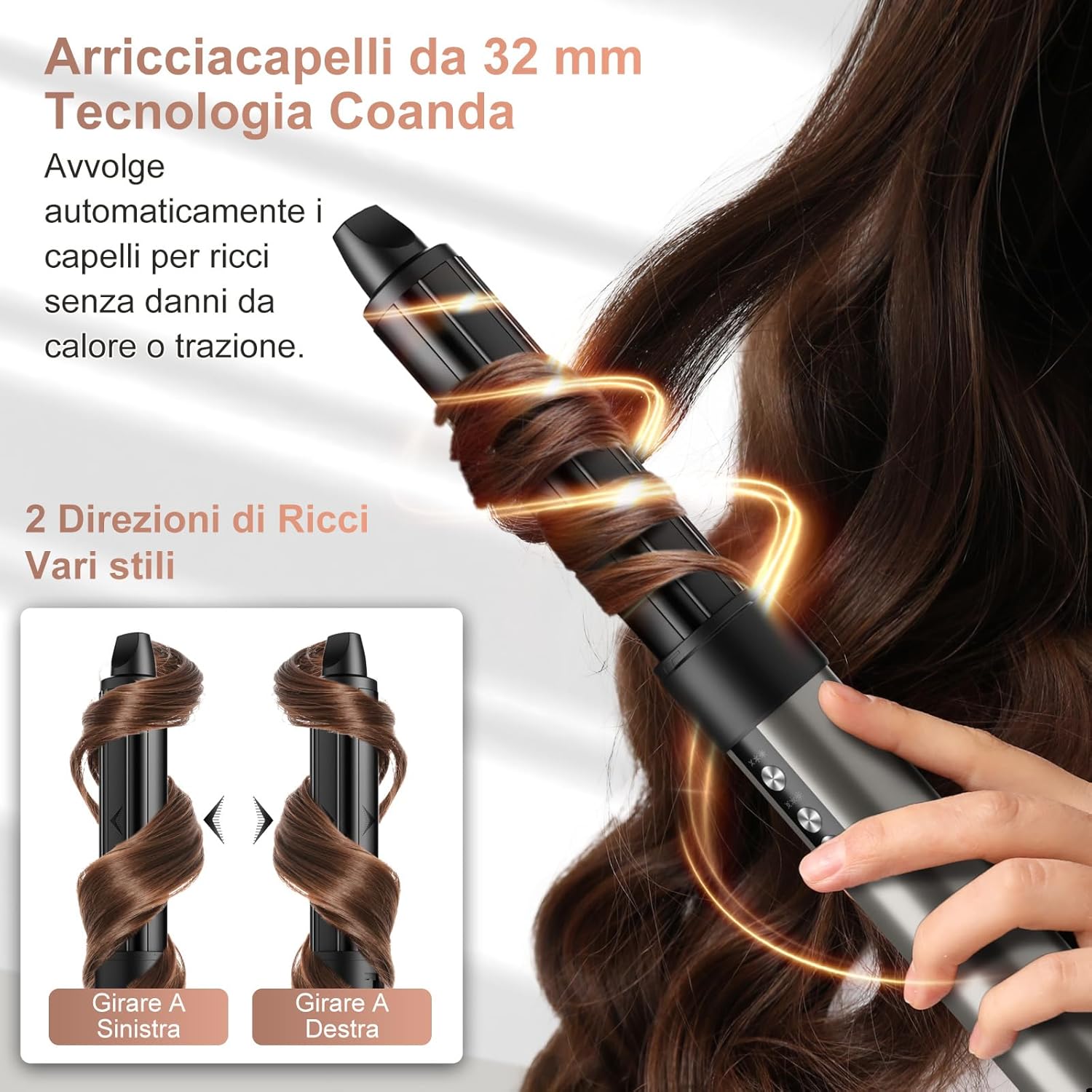Thumbnail 2 de Air Styler 6 In 1: asciugacapelli ionico con 6 accessori per styling professionale a casa