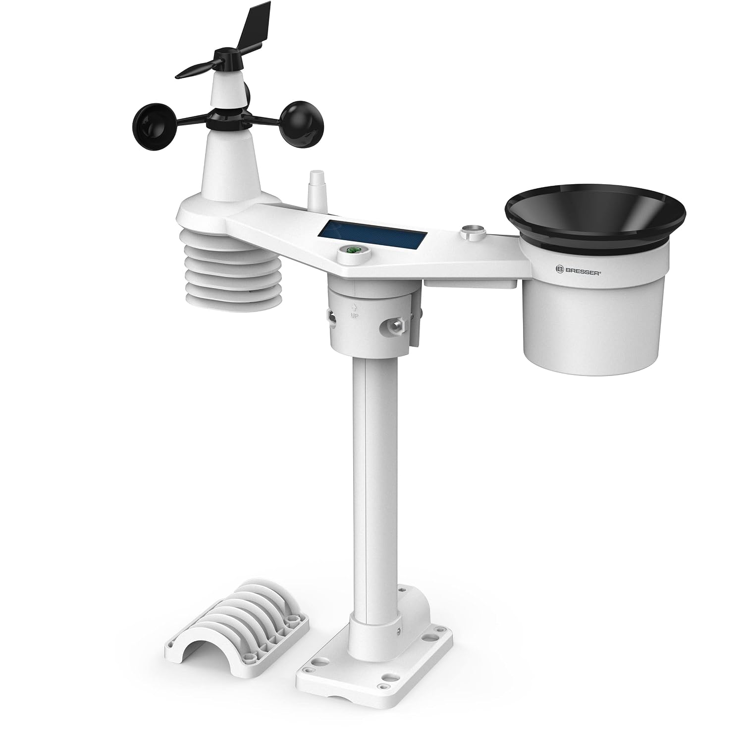 Detalle 1 de Bresser Wetterstation Funk mit Außensensor – WLAN-Wettercenter Profi-WSC mit 7‑in‑1-Sensor