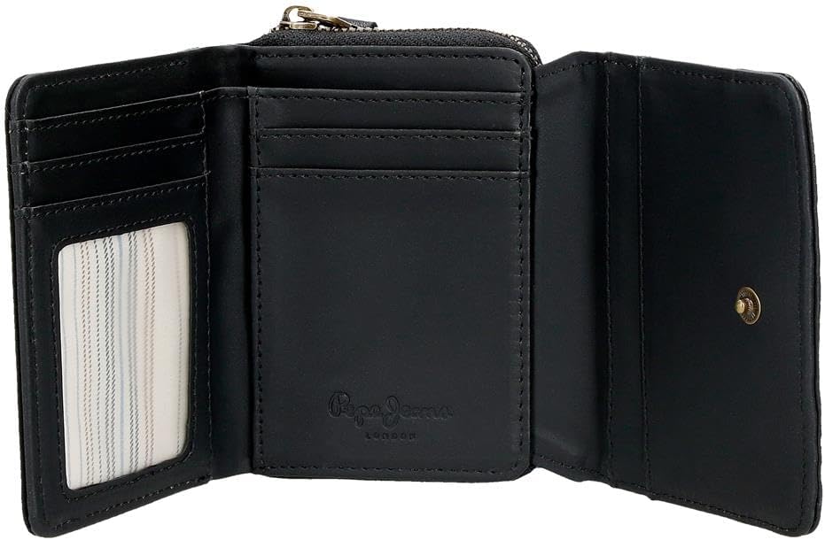 Thumbnail 2 de Pepe Jeans Morgan portafoglio con protezione RFID, similpelle beige, nera e verde
