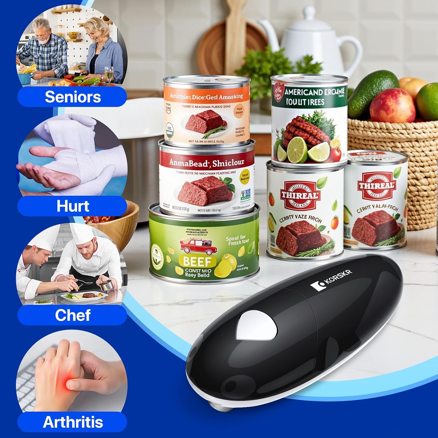 Thumbnail 6 de Electric Can Opener Battery-Powered