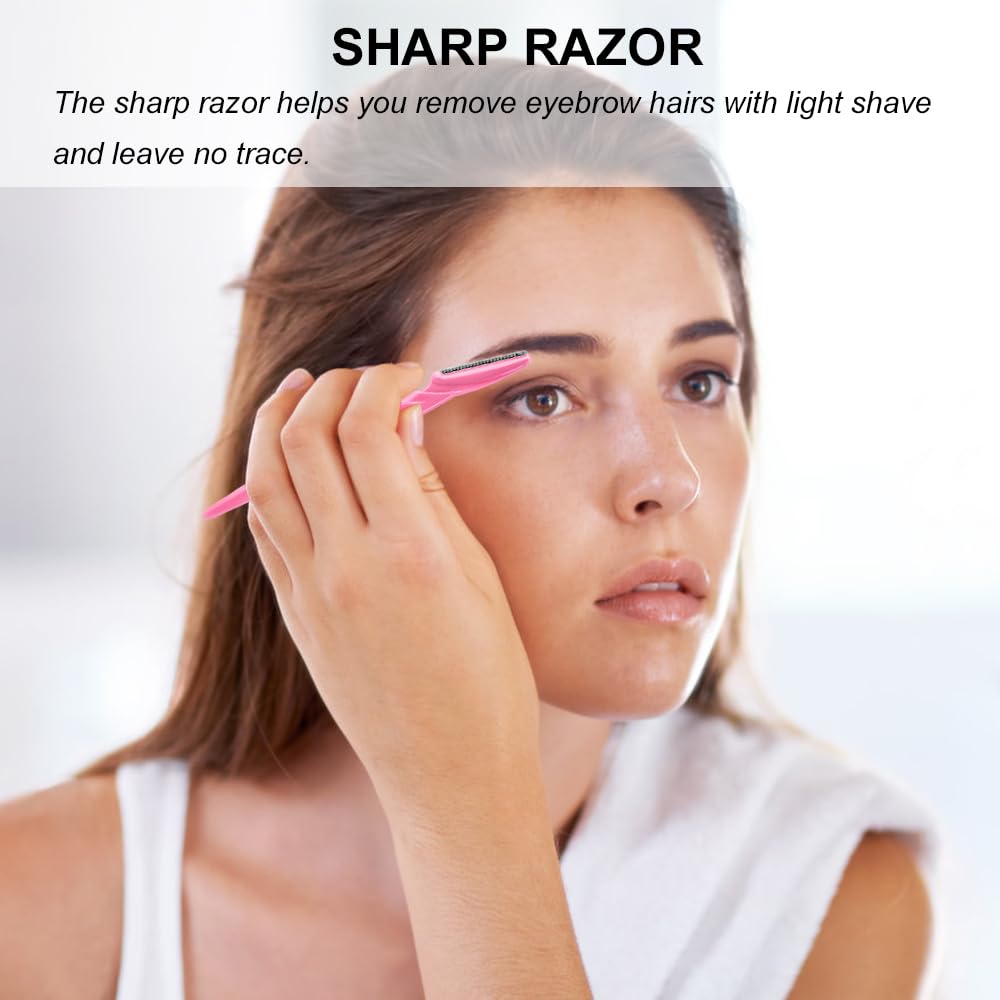 Detalle de 66 Eyebrow Razor and Face Razor (Women & Men) with Protective Cover and Case