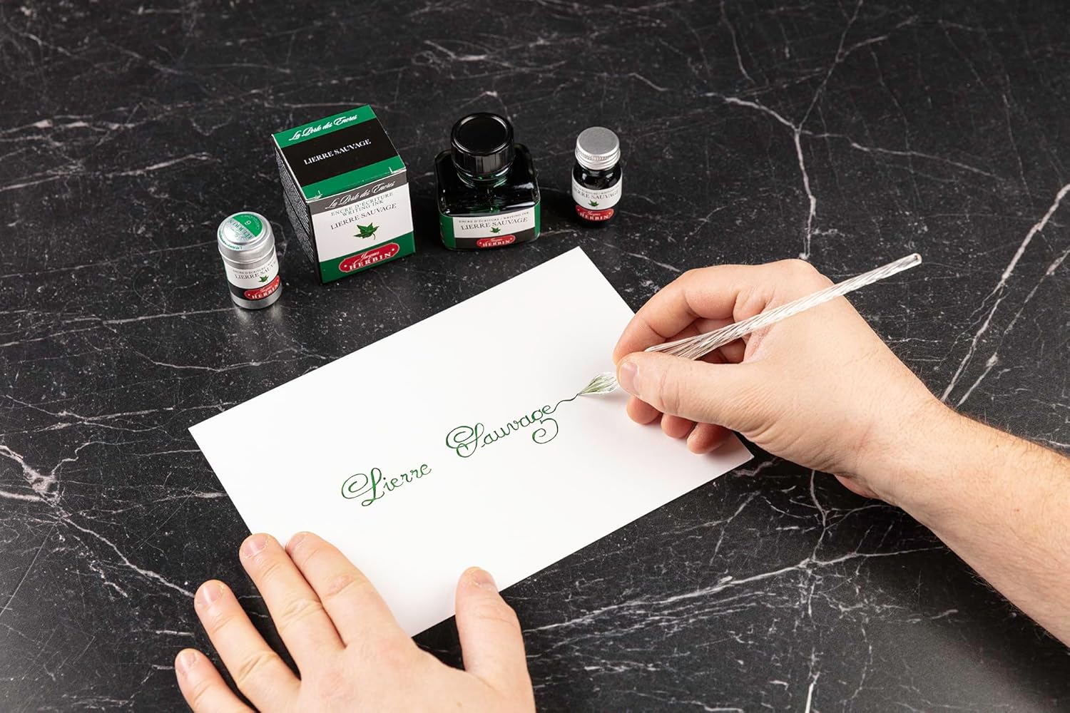 Thumbnail 5 de Herbin 13037T Inchiostro Edera Selvaggia – 30 ml, base acqua, non tossico