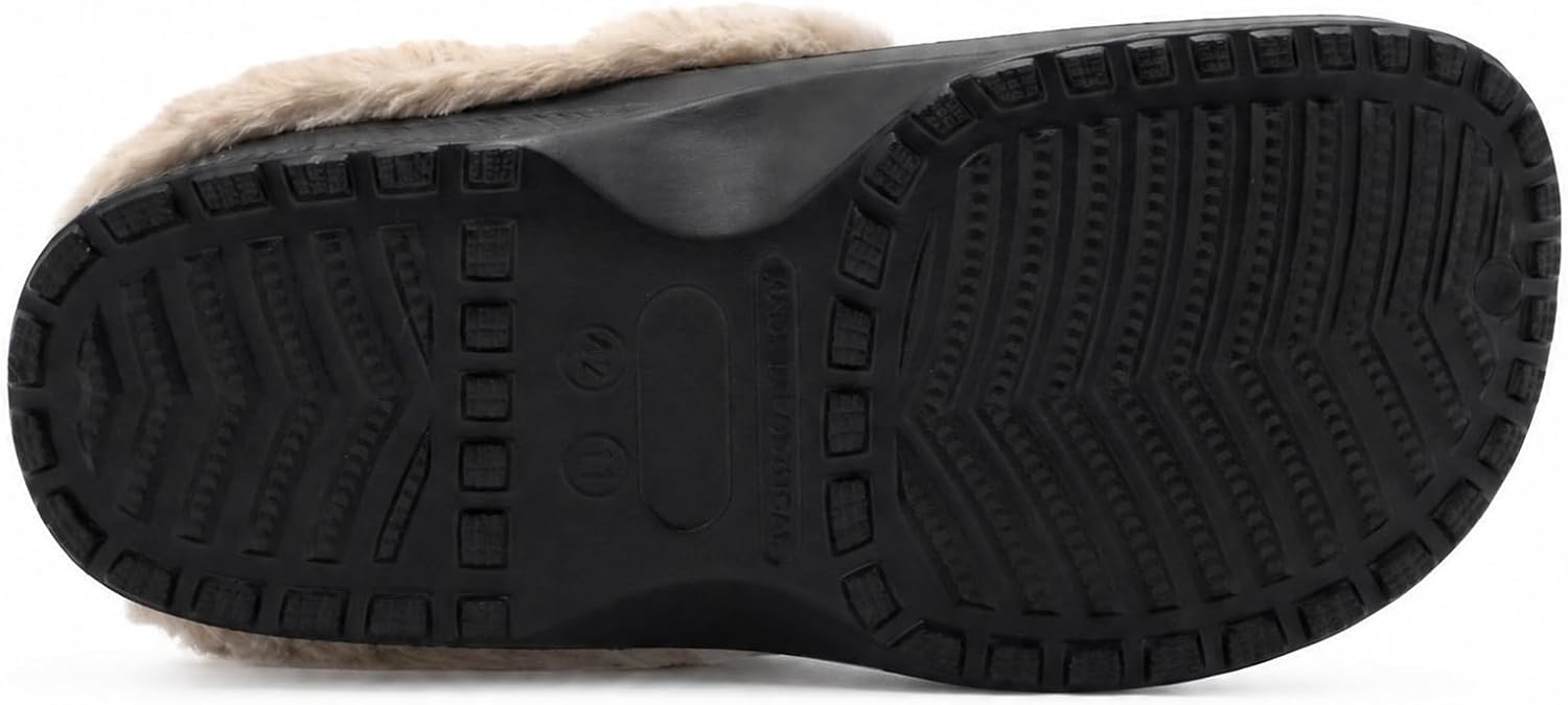 Detalle de JOMIX winterklompen voor heren met EVA-rubber, pluche voering en antislipzool