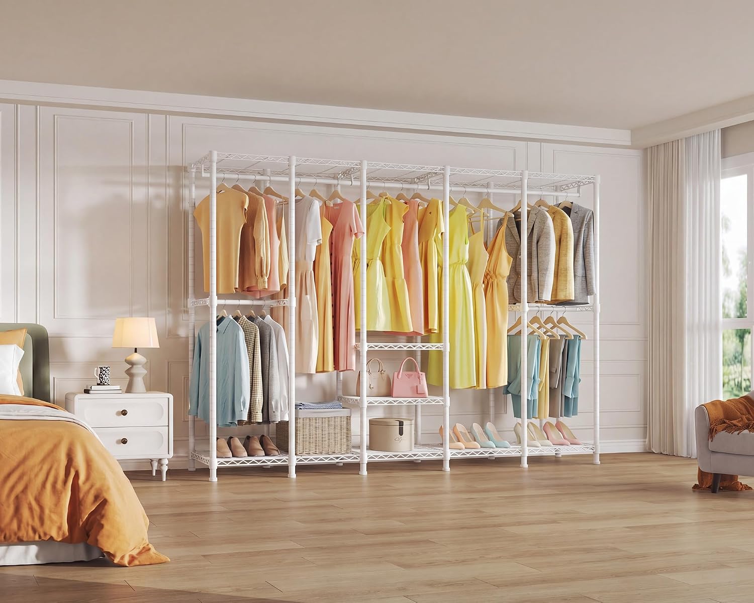 Detalle 2 de Higeego H5 Heavy Duty Clothes Rack 1400 lbs