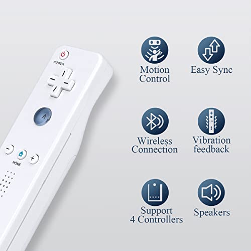 Detalle de FASIGO Remote Controller with Nunchuck for Nintendo Wii/Wii U