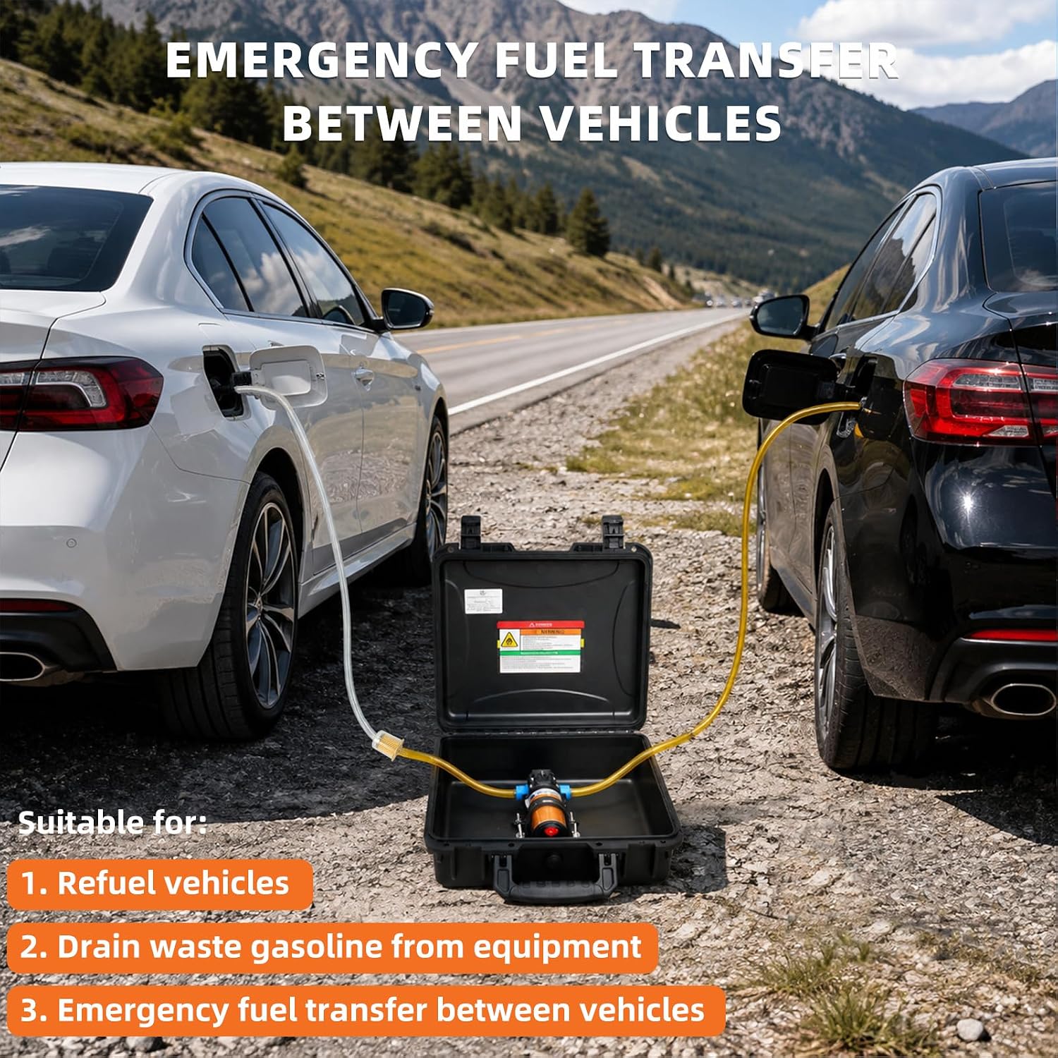 Thumbnail 4 de Steauty 12V Fuel Transfer Pump 85 GPH ⛽