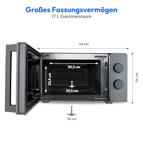 Thumbnail 6 de MEDION MD12211 Mikrowelle – 17 L, 700 W, kompakt, grau