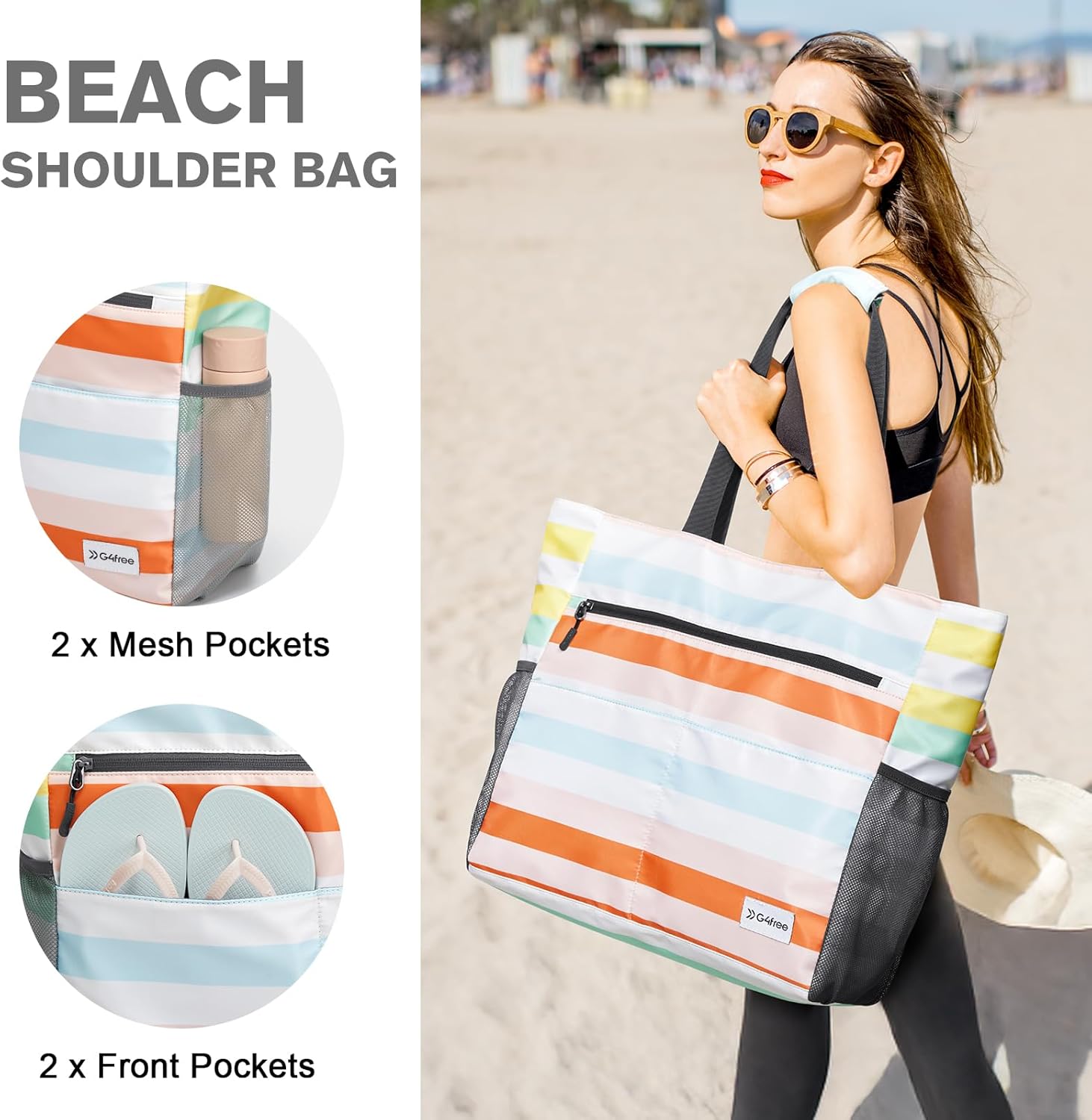 Thumbnail 4 de G4Free Bolsa playa 50L impermeable