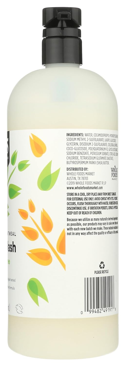Thumbnail 6 de 365 by Whole Foods Market Colloidal Oatmeal Body Wash (Fragrance Free), 32 fl oz