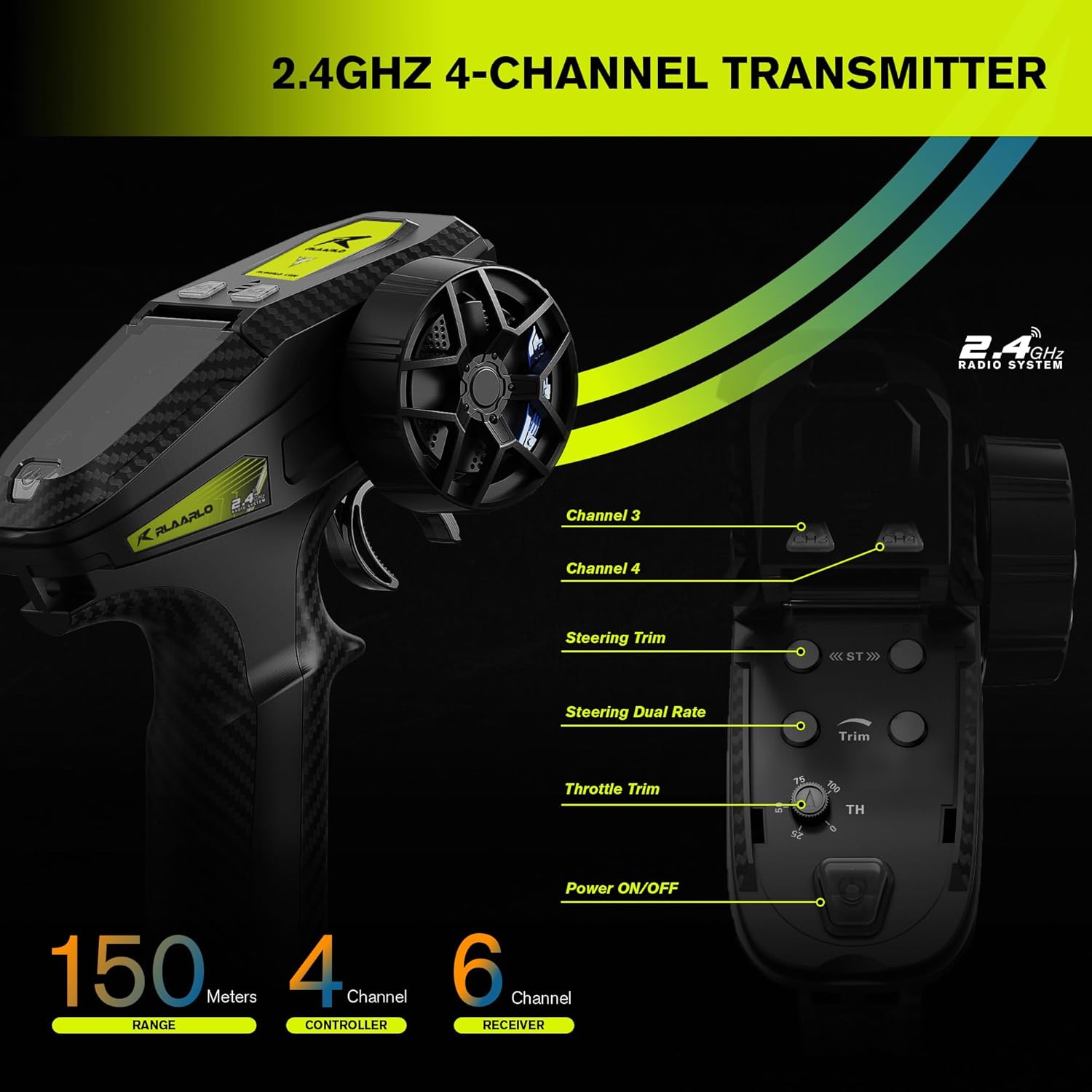 Detalle 2 de VIRCAS 1/14 Brushless RC Monster Truck 50+ MPH