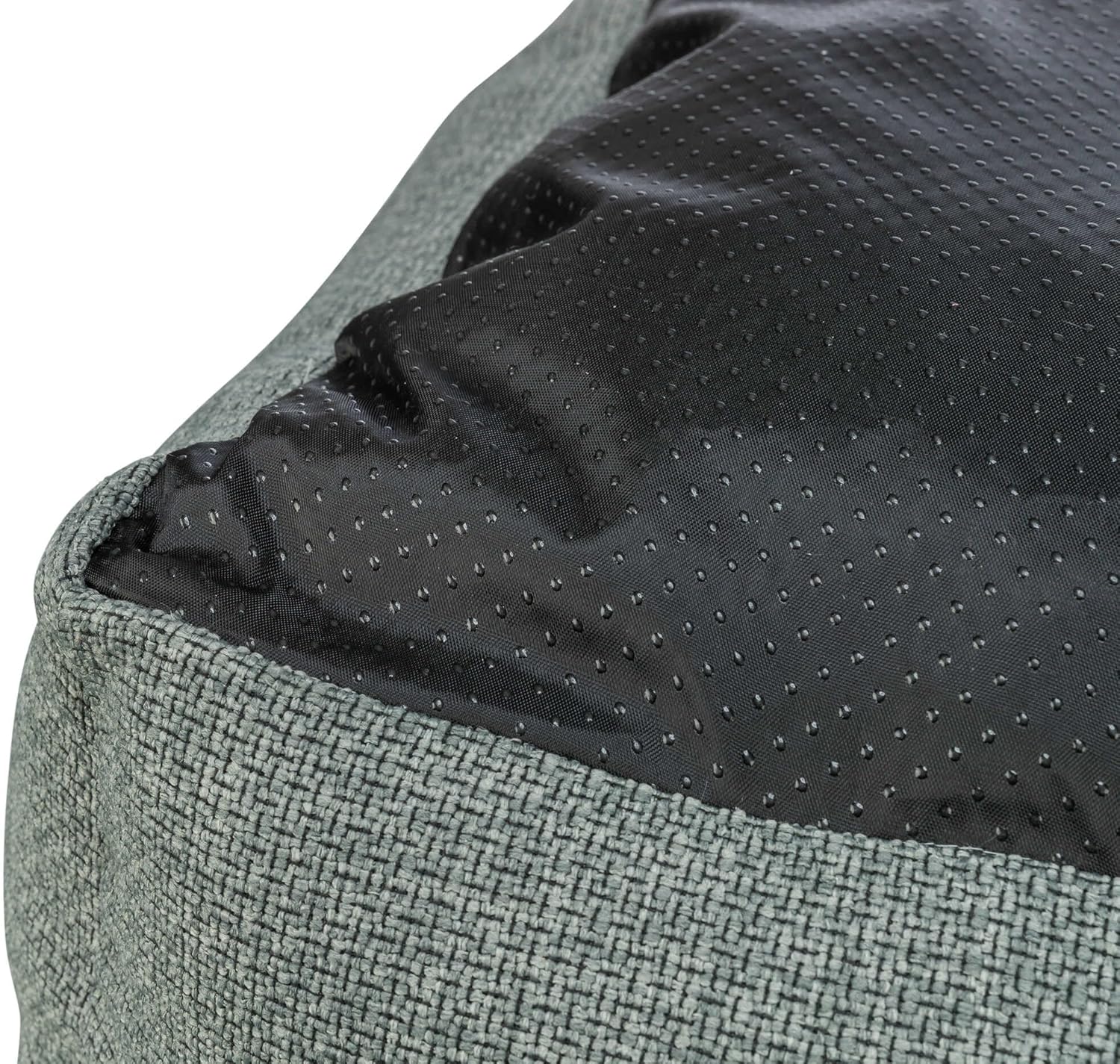 Detalle 2 de TRIXIE Panier Viviana 100x70 cm — Panier chien bleu-gris avec housse velours et coussin intégré