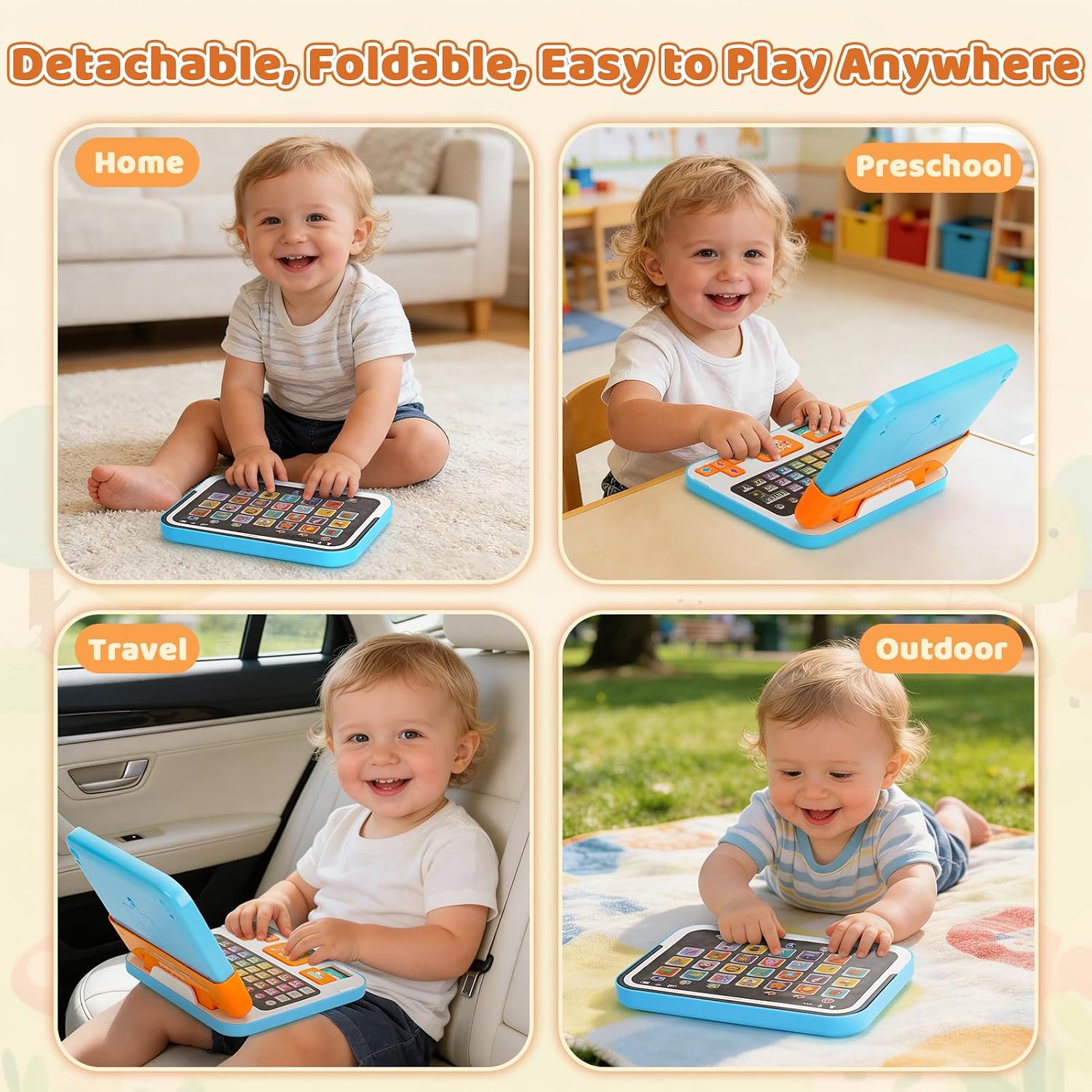 Detalle de Dreamon Kids Laptop 2-in-1 Toy Laptop: A Practical Early-Learning Computer