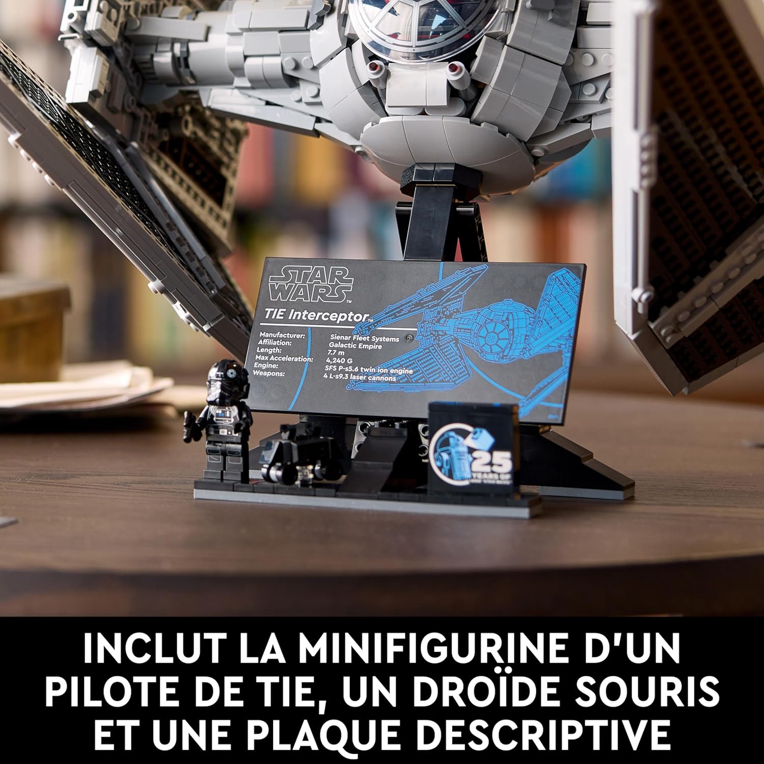 Thumbnail 4 de LEGO Star Wars Intercepteur TIE UCS 75382 — Set de construction pour adultes, exposition et collection