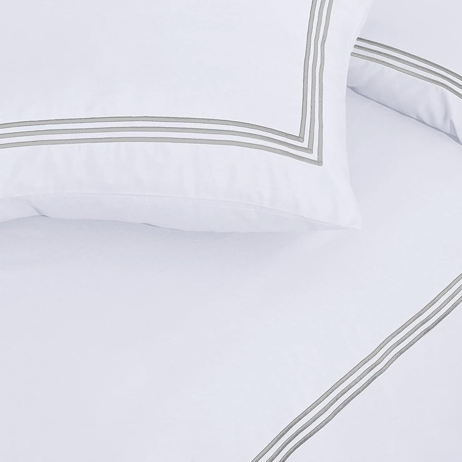 Thumbnail 3 de My home store Embroidered Duvet Cover 200TC Double