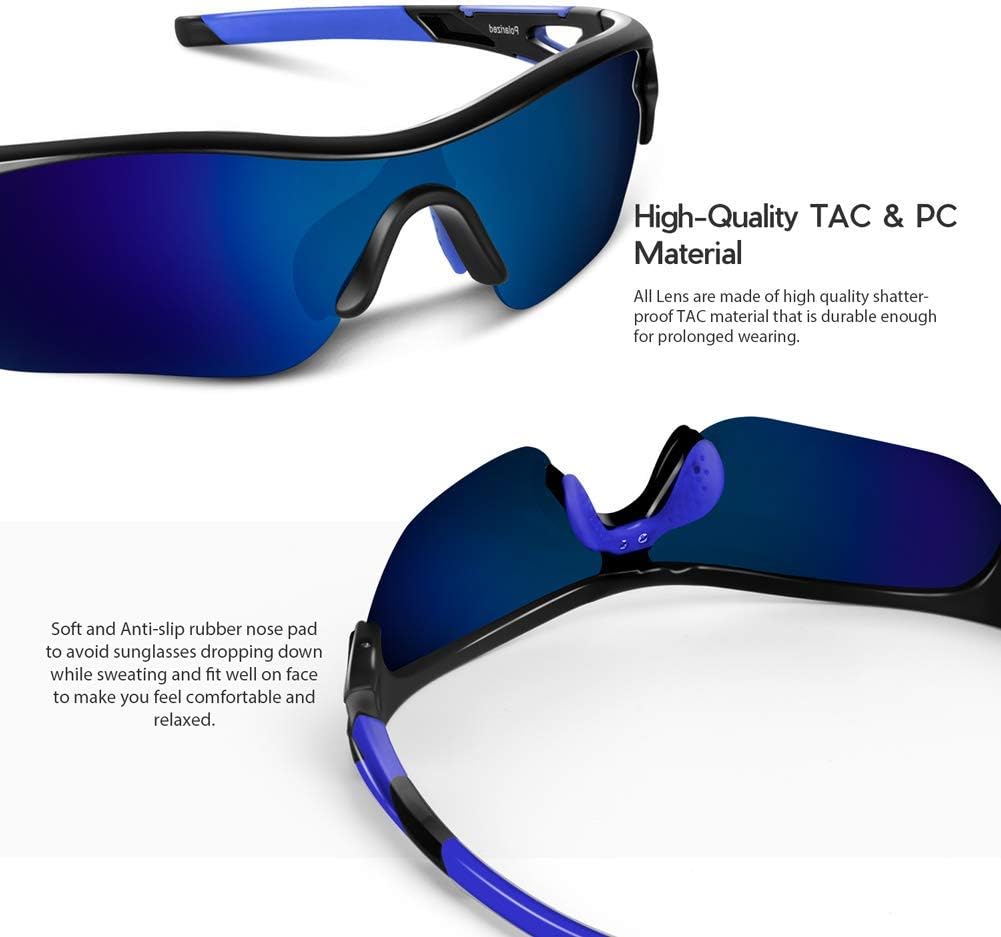 Thumbnail 2 de BEACOOL Polarized Sports Sunglasses UV400